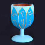 Golden Dawn Water Cup - Painted