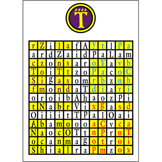 golden dawn enochian chess board