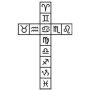 Golden Dawn Cross of 12 Squares