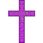 Golden Dawn Cross of 12 Squares