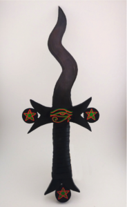 Flaming Solomonic Banishing Dagger