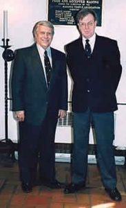 Chic Cicero with R.A. Gilbert at the International Golden Dawn Conference in Bayonne, NJ, 1998